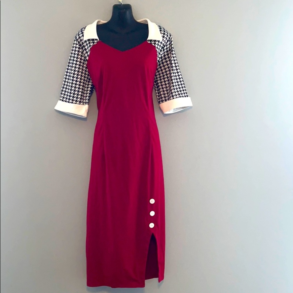 Red pinup dress